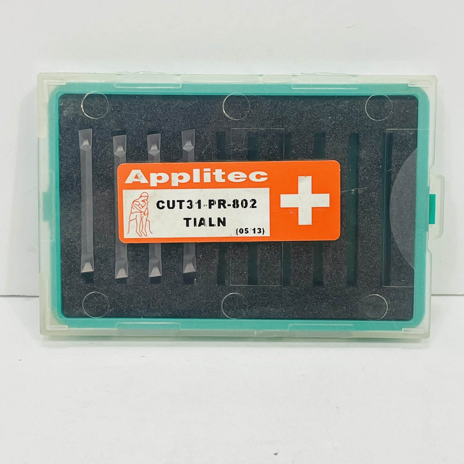 Qty 4 Applitec CUT31-PR-802 TIALN Carbide Cutting Inserts ~New Surplus~ Qty 4 Applitec CUT31-PR-802 TIALN Carbide Cutting Inserts ~New Surplus~