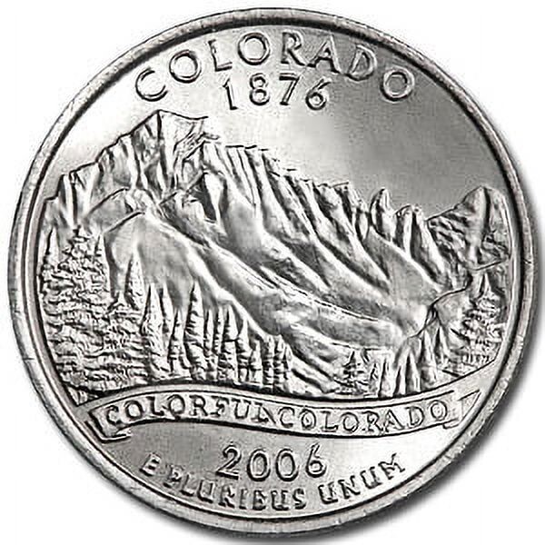 2006 P Colorado Quarter BU Uncirculated Clad 25c Coin