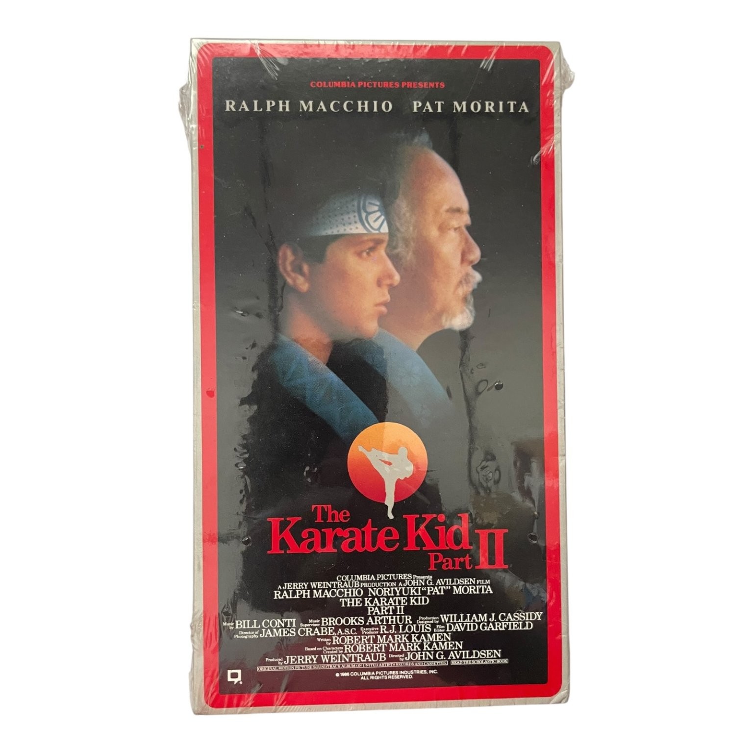 The Karate Kid Part II VHS Tape 1986 Ralph Macchio Pat Morita Columbia Pictures The Karate Kid Part II VHS Tape 1986 Ralph Macchio Pat Morita Columbia Pictures