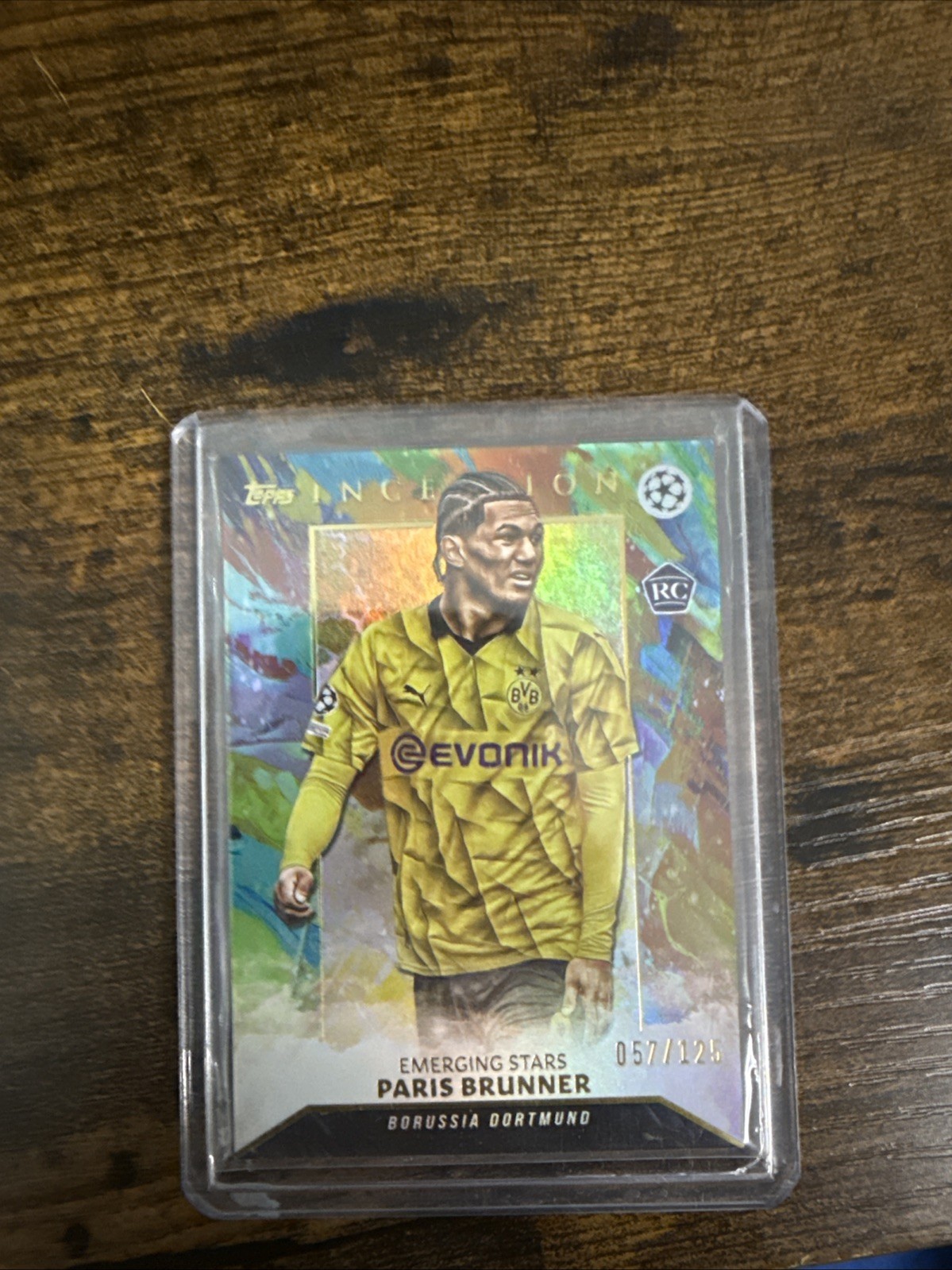 Paris Brunner 2023-24 Topps Inception Emerging Stars /125 RC