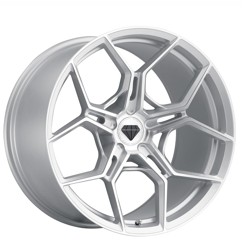 19x9/20x10 Blaque Diamond Wheels BD-F25 Brushed Silver Flow Forged Rims (4pcs) 19x9/20x10 Blaque Diamond Wheels BD-F25 Brushed Silver Flow Forged Rims (4pcs)
