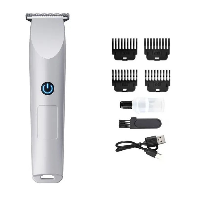 Hair Clipper Men Beard Trimmer Body Groomer Cordless USB Hair Cutting Kit