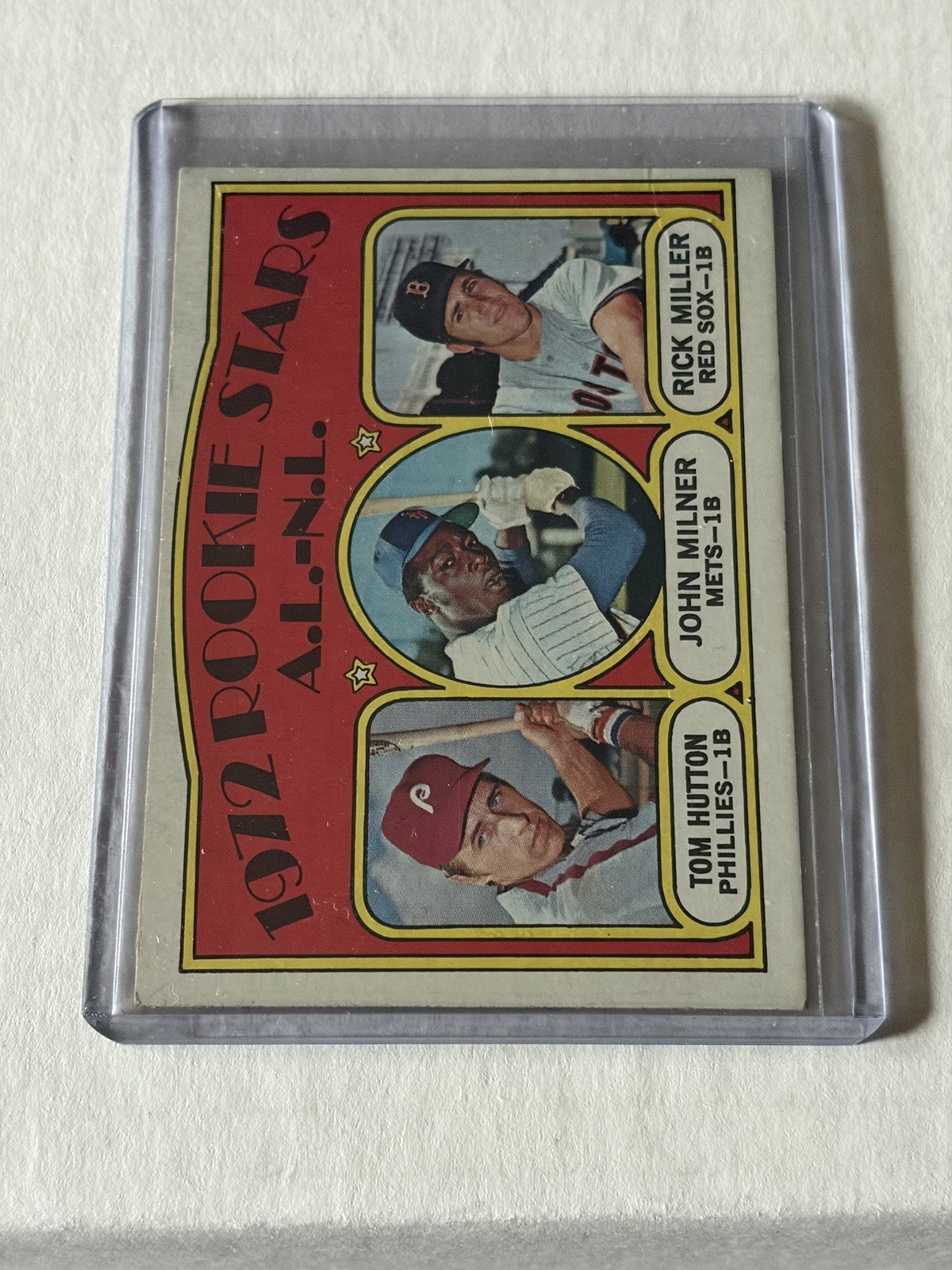 Topps 1972 Rookie Stars A.L.-N.L. #741 High # Rick Miller Milner Hutton
