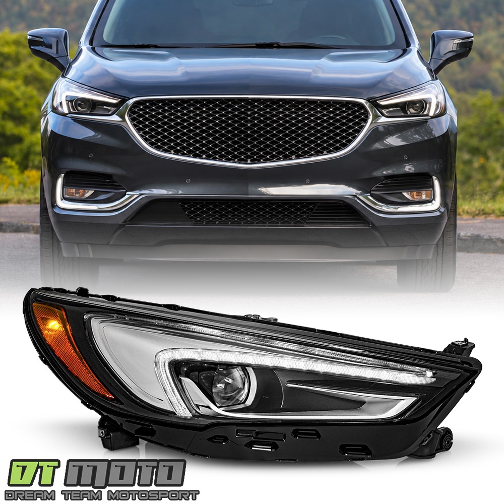 For 2018-2021 Buick Enclave Full LED Projector Headlight Headlamp - Passsenger