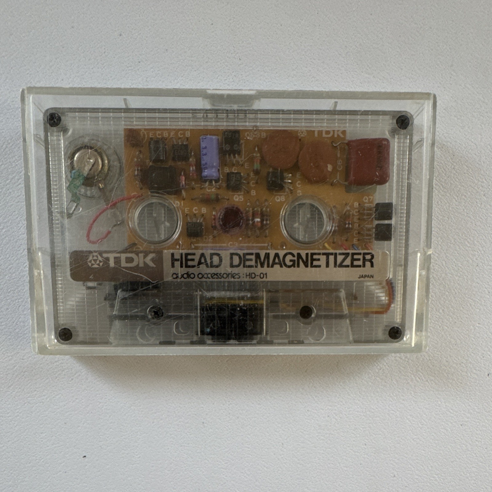 Vintage 1978 TDK HD-01 Cassette Head Demagnetizer/Cleaner Tape Deck w/ Orig Case Vintage 1978 TDK HD-01 Cassette Head Demagnetizer/Cleaner Tape Deck w/ Orig Case