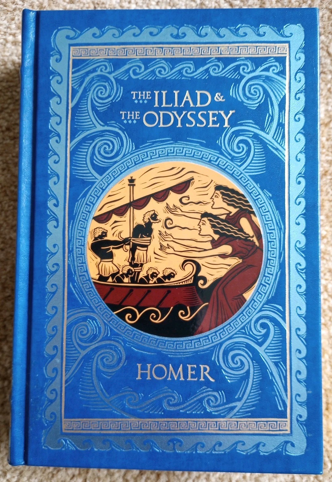 Homer The Iliad & The Odyssey Barnes and Nobel Hardcover Collectible Book 2008