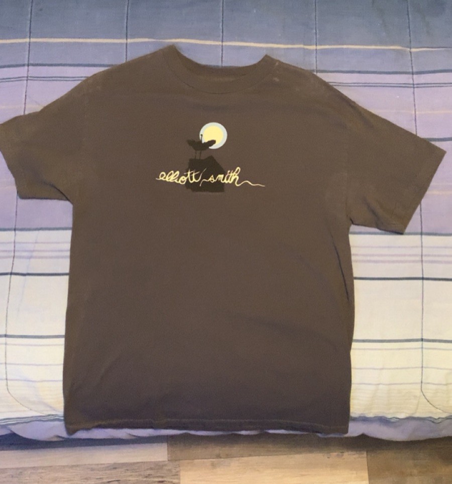 Vintage Elliott Smith 2004 From A Basement On The Hill Promo Shirt RARE
