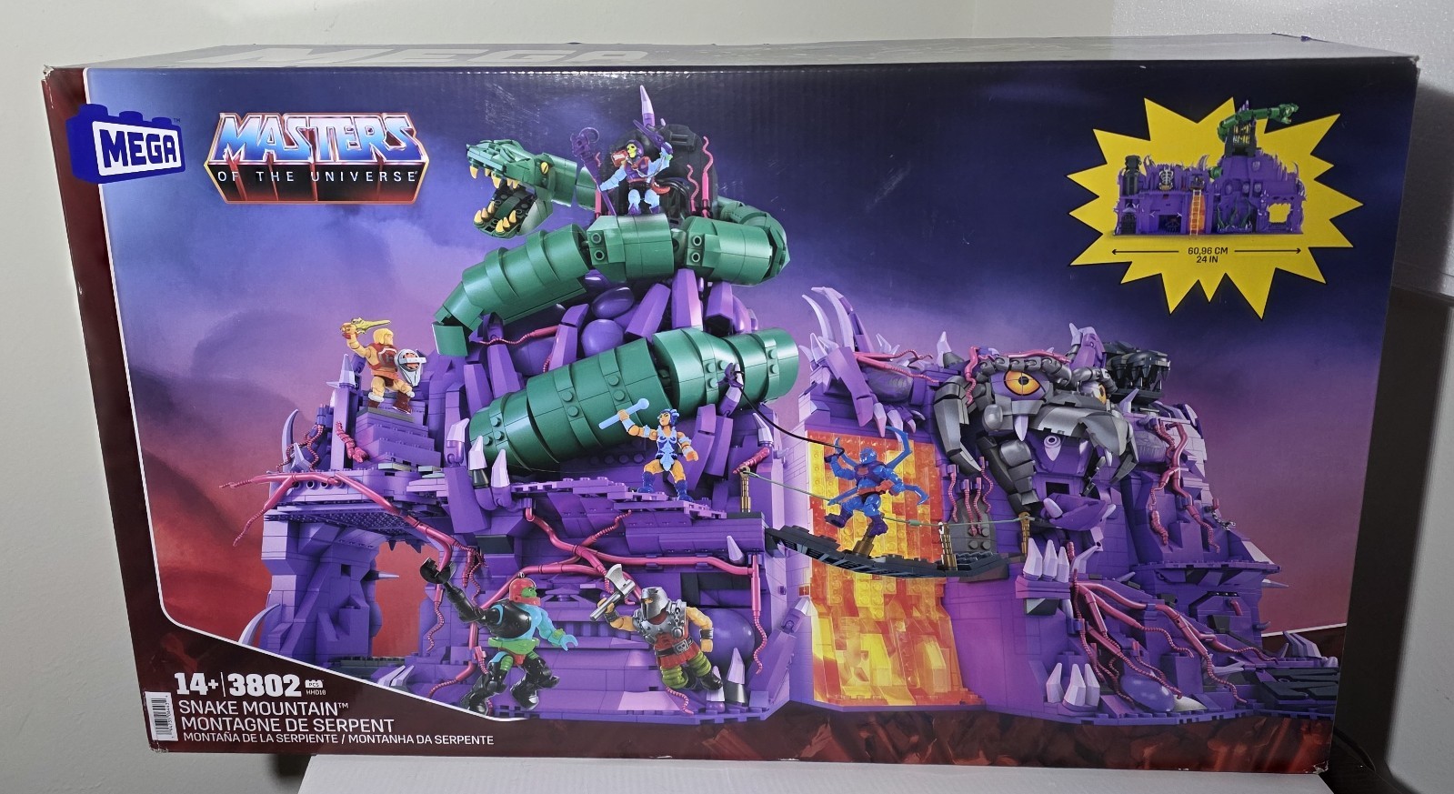 MEGA Masters of the Universe Snake Mountain MegaConstrux Factory Sealed Mattel