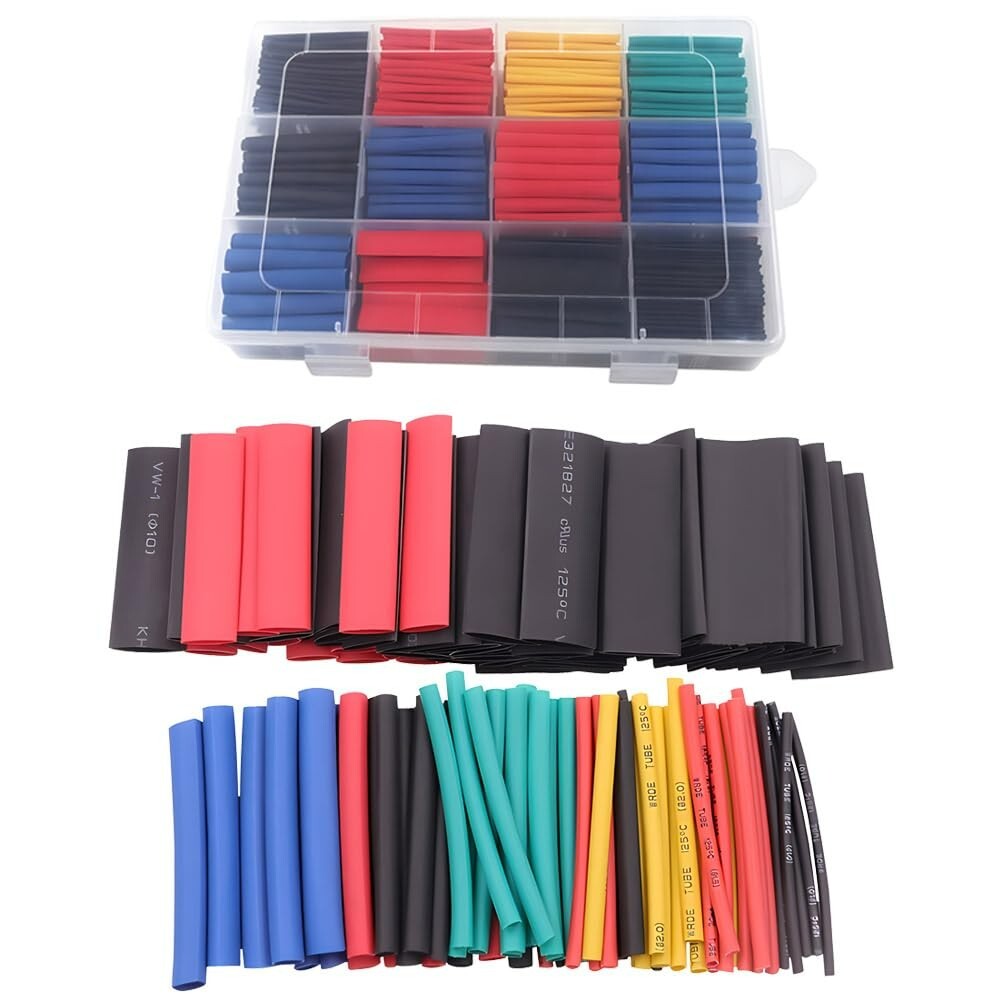 750Pcs Heat Shrink Tubing Kit Wire Shrink Wrap Tubing Shrink Ratio 3:1 750Pcs Heat Shrink Tubing Kit Wire Shrink Wrap Tubing Shrink Ratio 3:1