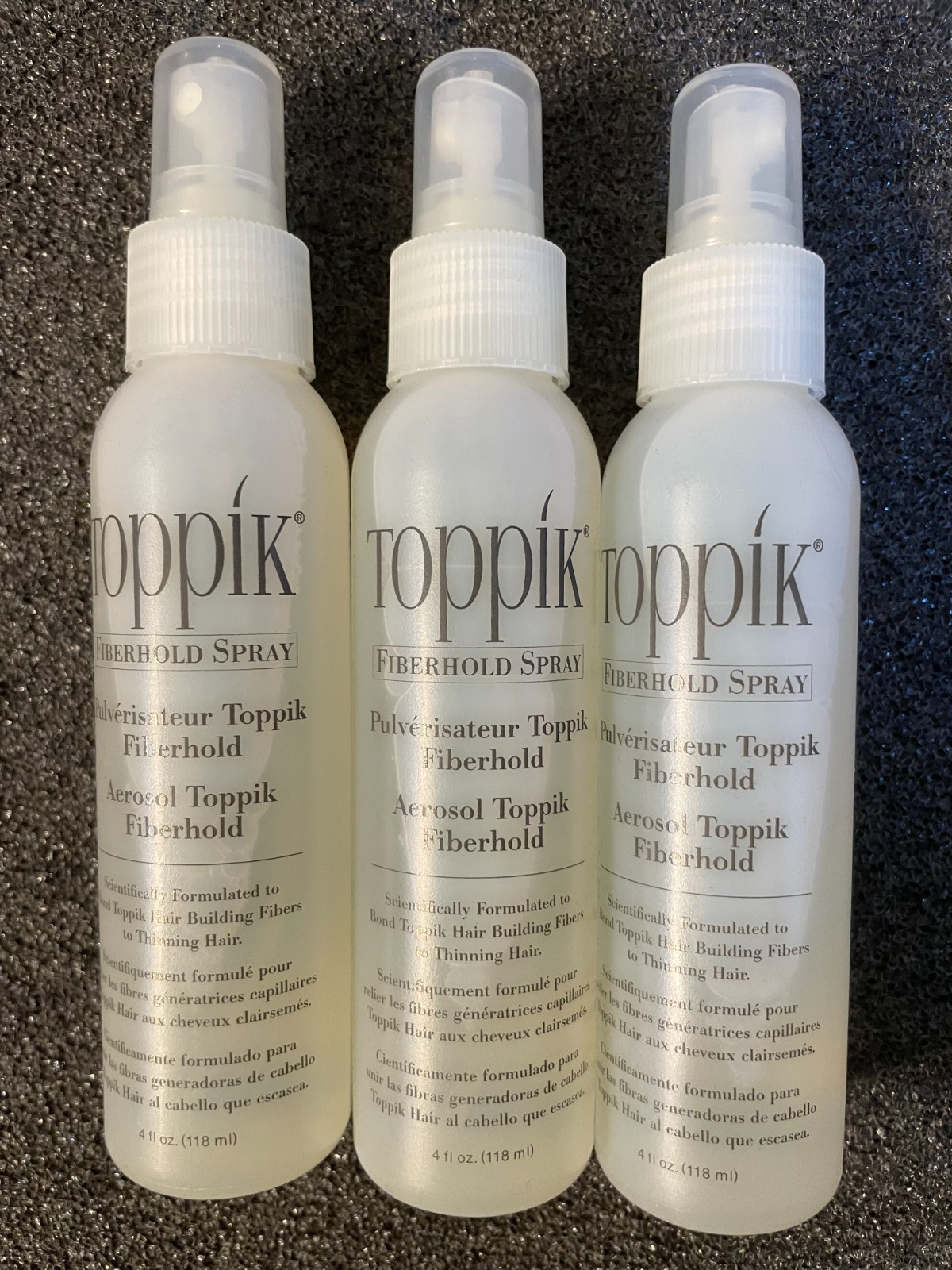 Toppik Fiberhold Hair Spray - 4oz Pack Of 3