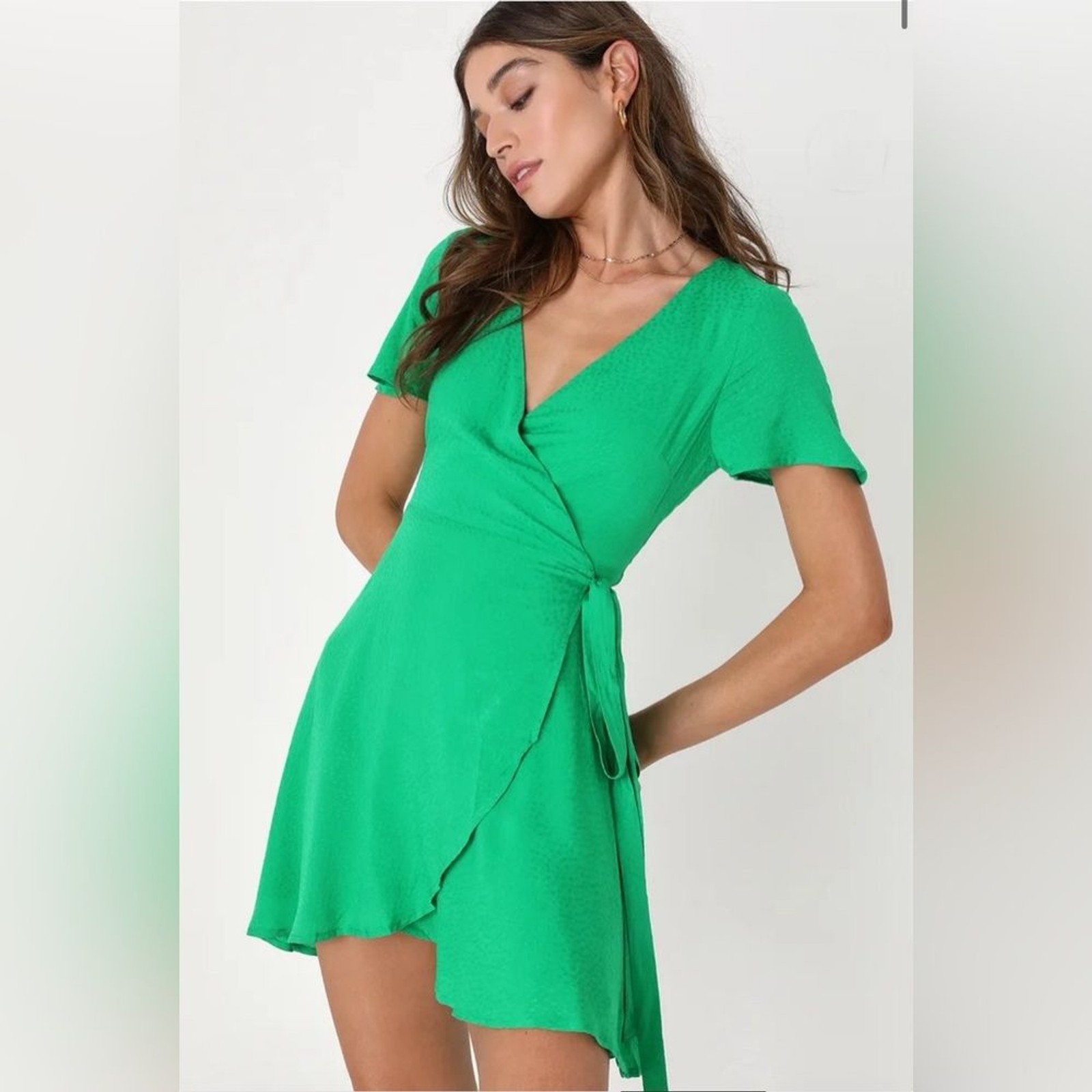 NWT LULU’s WRAP DRESS size S