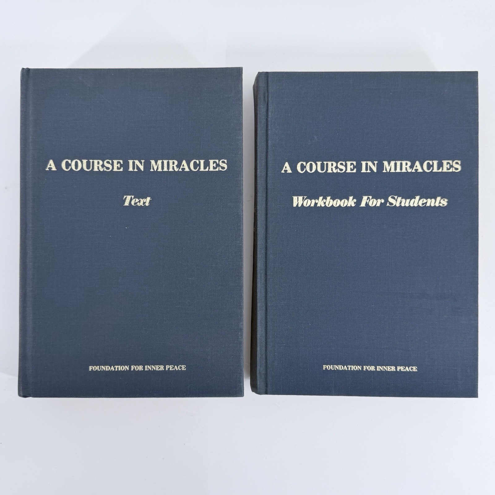 1975 Course In Miracles Rare 1st Ed Vol 1 & 2  Set Esoteric Channeled Mysticism