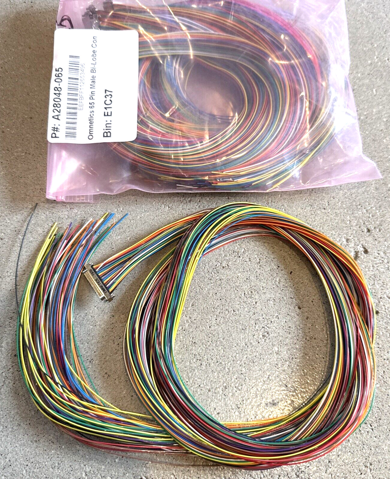 Omnetics A28048-065 D-Sub Cable Assy Nano-D Multiple 4.00' (1.22m)(65 Pin) *NEW*