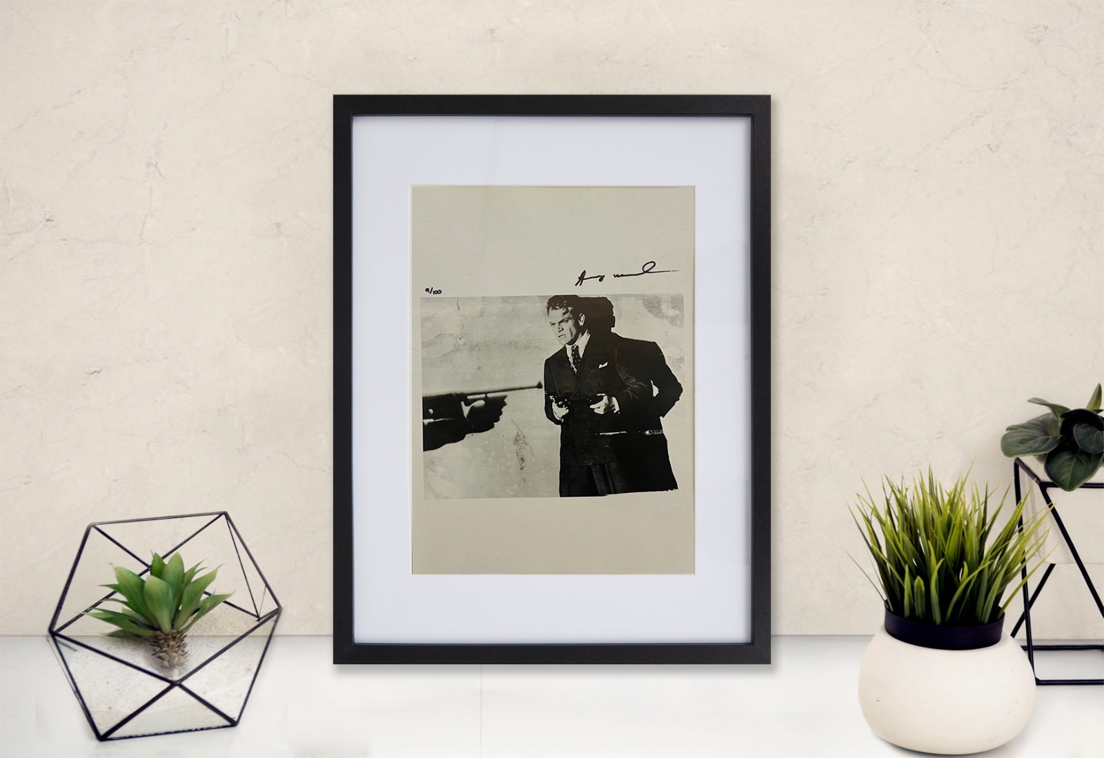 Andy Warhol Hand-Signed Original Print With COA and +$3,500 USD Appraisal.*