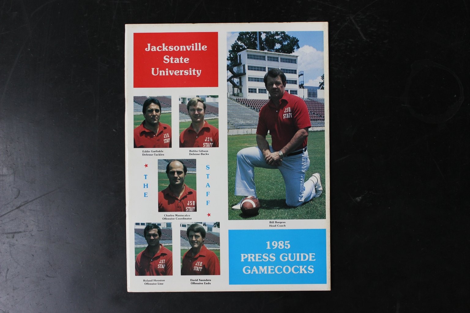 Jacksonville State University Gamecocks Football Press Guide 1985 College Sports