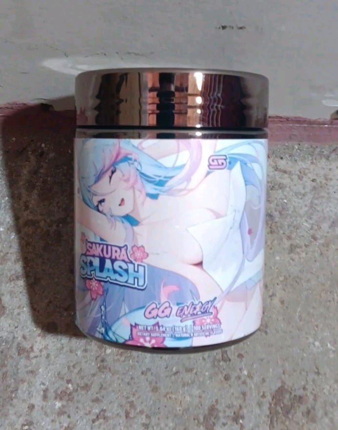 New Gamersupps GG Energy Sakura Splash by Silvervale 100 Servings Expires 02-27 New Gamersupps GG Energy Sakura Splash by Silvervale 100 Servings Expires 02-27