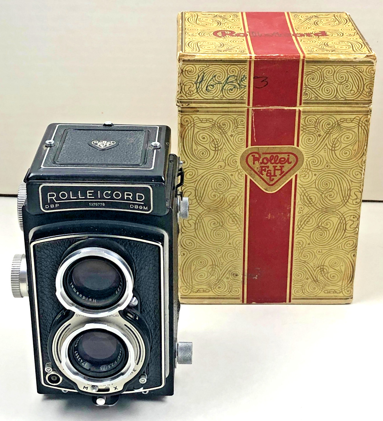 1954 Rolleicord IV 4 Franke Heidecke DBP DBGM Twin Lens Reflex Camera AS IS