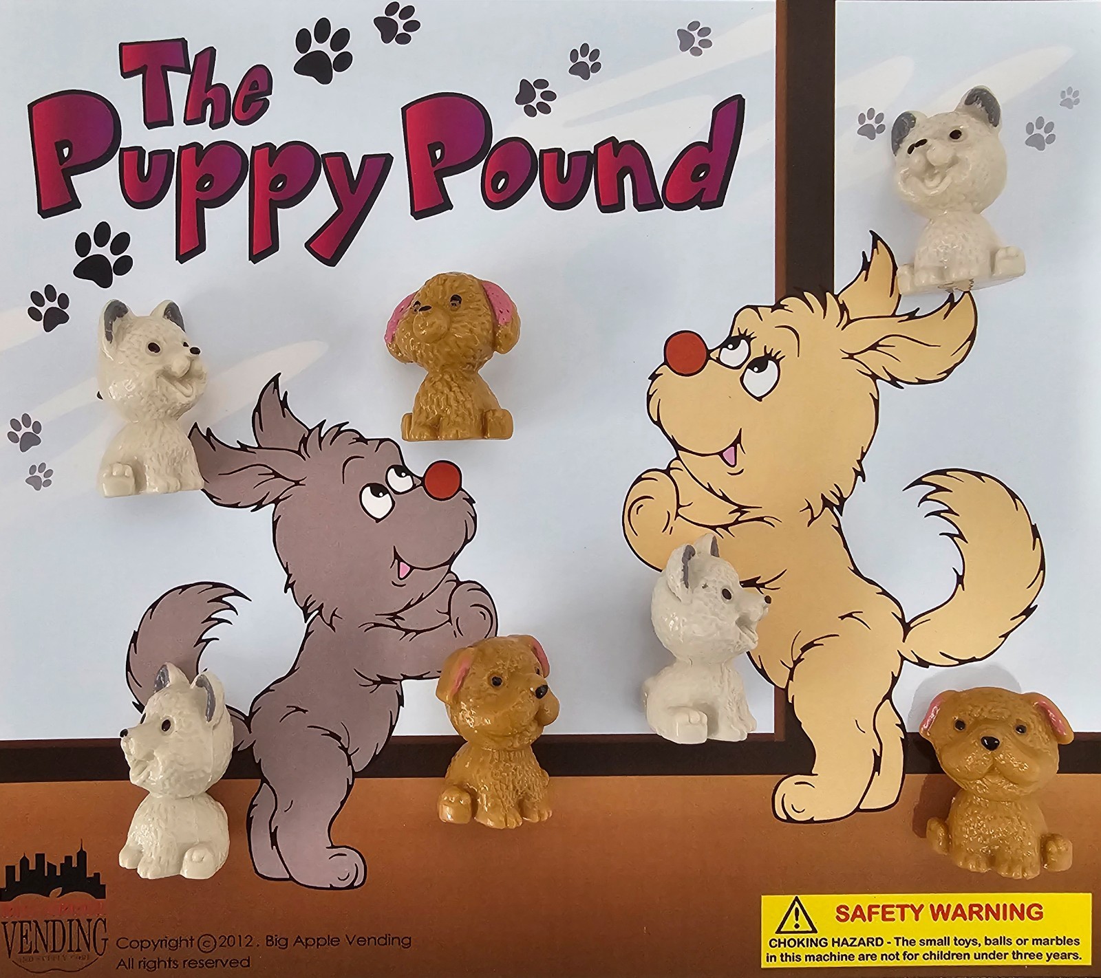 200 VENDING TOYS PUPPY DOG FIGURES IN 2\