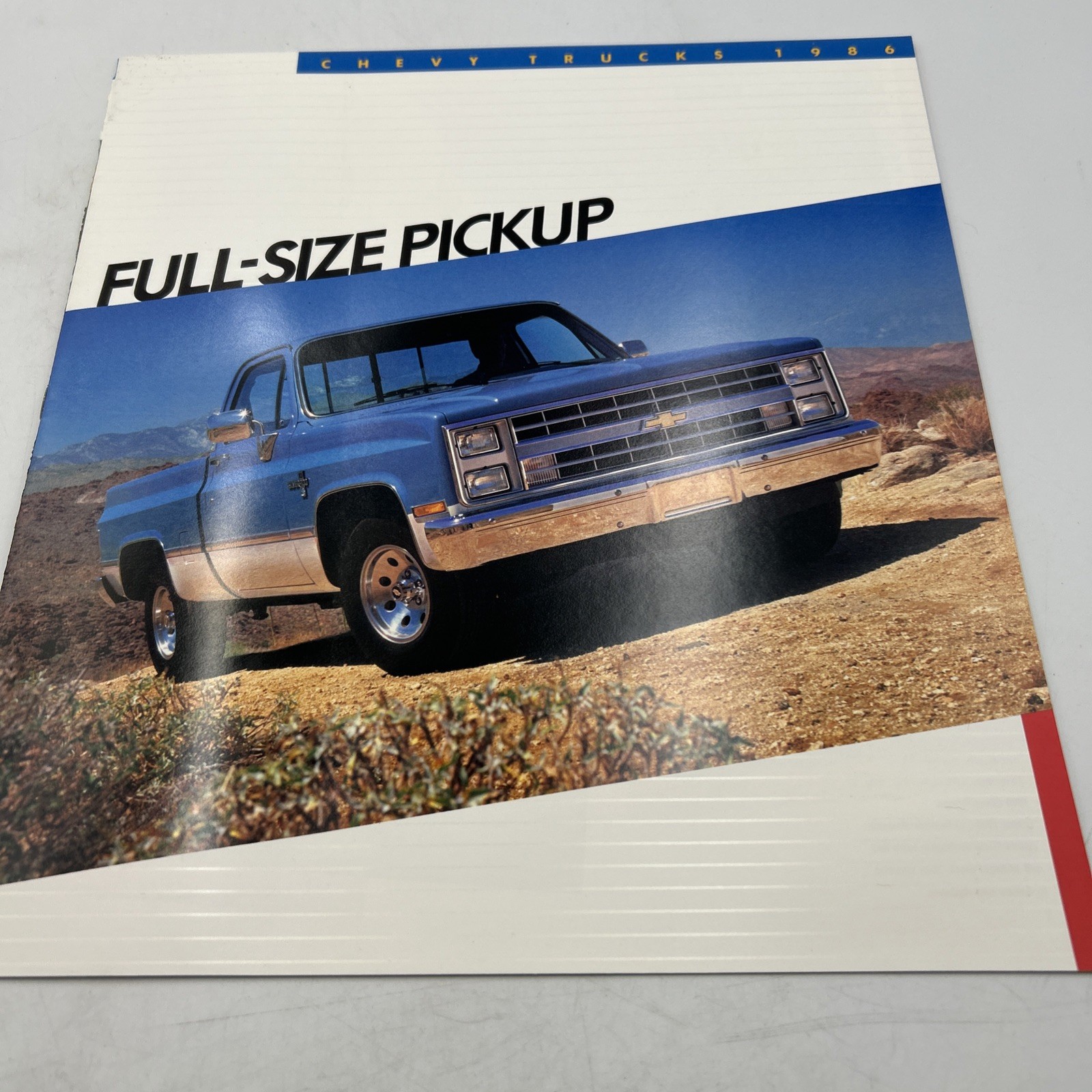 1986 Chevy Trucks Full-Size Pickup Original Brochure 1986 Chevy Trucks Full-Size Pickup Original Brochure