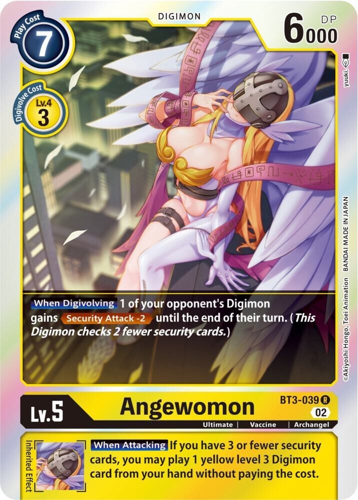 Angewomon Foil - BT3-039 NM - Digimon TCG