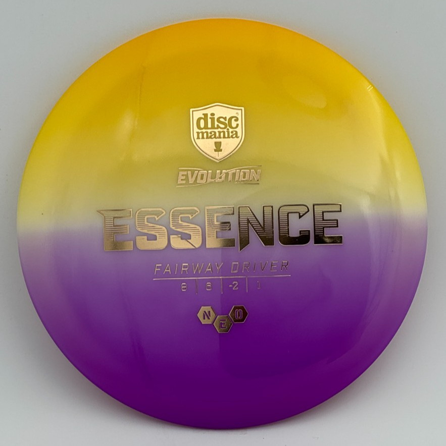 Discmania NEO Essence 174 dyed disc golf driver Sunburst mad gradient dye