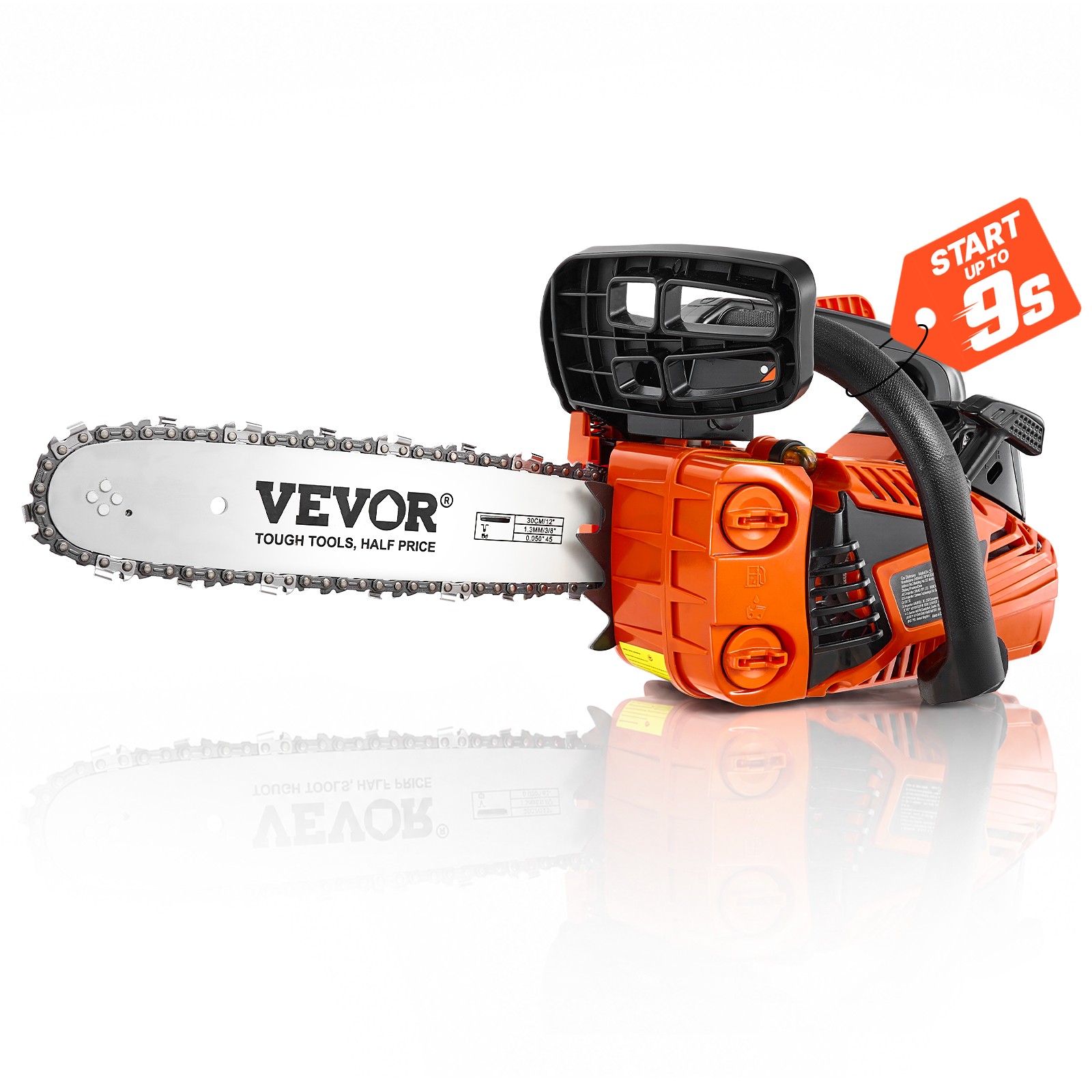VEVOR Gas Powered Chainsaw 25.4CC 12
