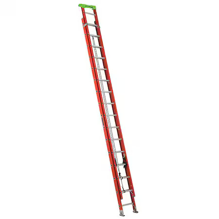 Louisville L-3022-32Pt 32 Ft Fiberglass Extension Ladder, 300 Lb Load Capacity Louisville L-3022-32Pt 32 Ft Fiberglass Extension Ladder, 300 Lb Load Capacity