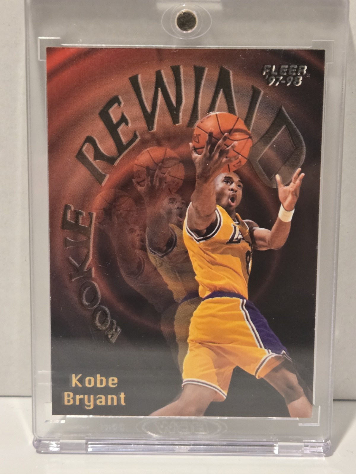 1997-98 Fleer - Rookie Rewind Kobe Bryant #3 1997-98 Fleer - Rookie Rewind Kobe Bryant #3
