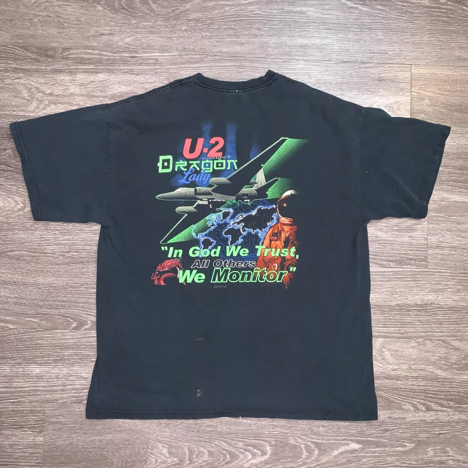 Vintage U-2 Dragon Lady Lockheed Martin Airforce Aircraft T-Shirt AHN00913