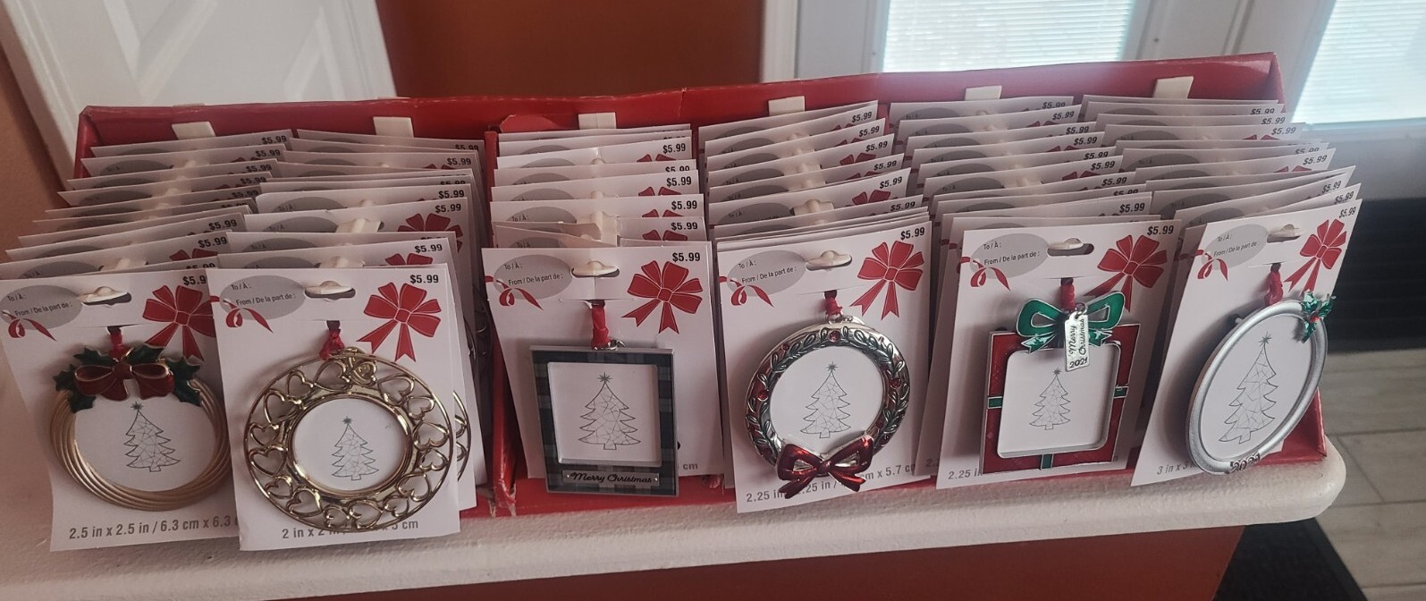 72 Studio Decor Christmas Ornament Picture Frames 6 Different Wholesale Lot 72 Studio Decor Christmas Ornament Picture Frames 6 Different Wholesale Lot