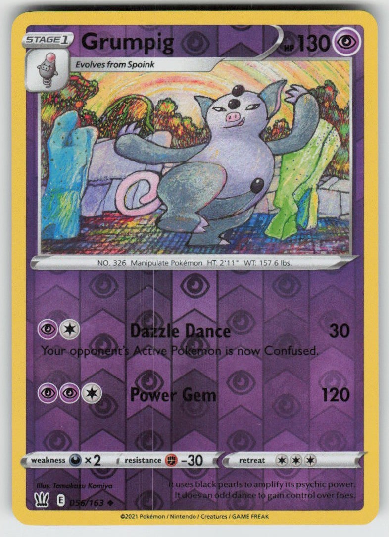 PO-04 Reverse Holo Grumpig 056/163 Uncommon SWSH05: Battle Styles NM PO-04 Reverse Holo Grumpig 056/163 Uncommon SWSH05: Battle Styles NM