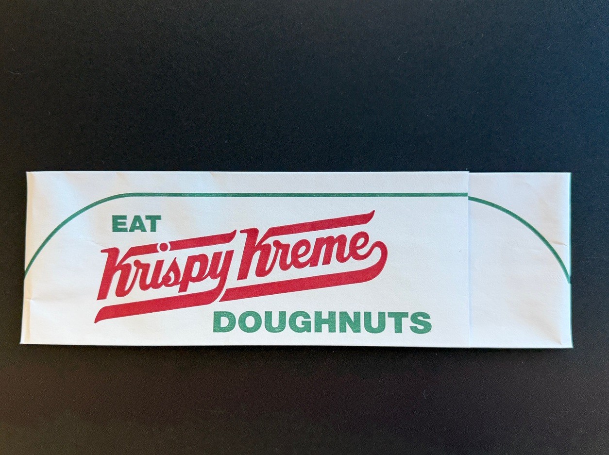 100 Brand New Authentic Krispy Kreme Donut Paper Hats 100 Brand New Authentic Krispy Kreme Donut Paper Hats