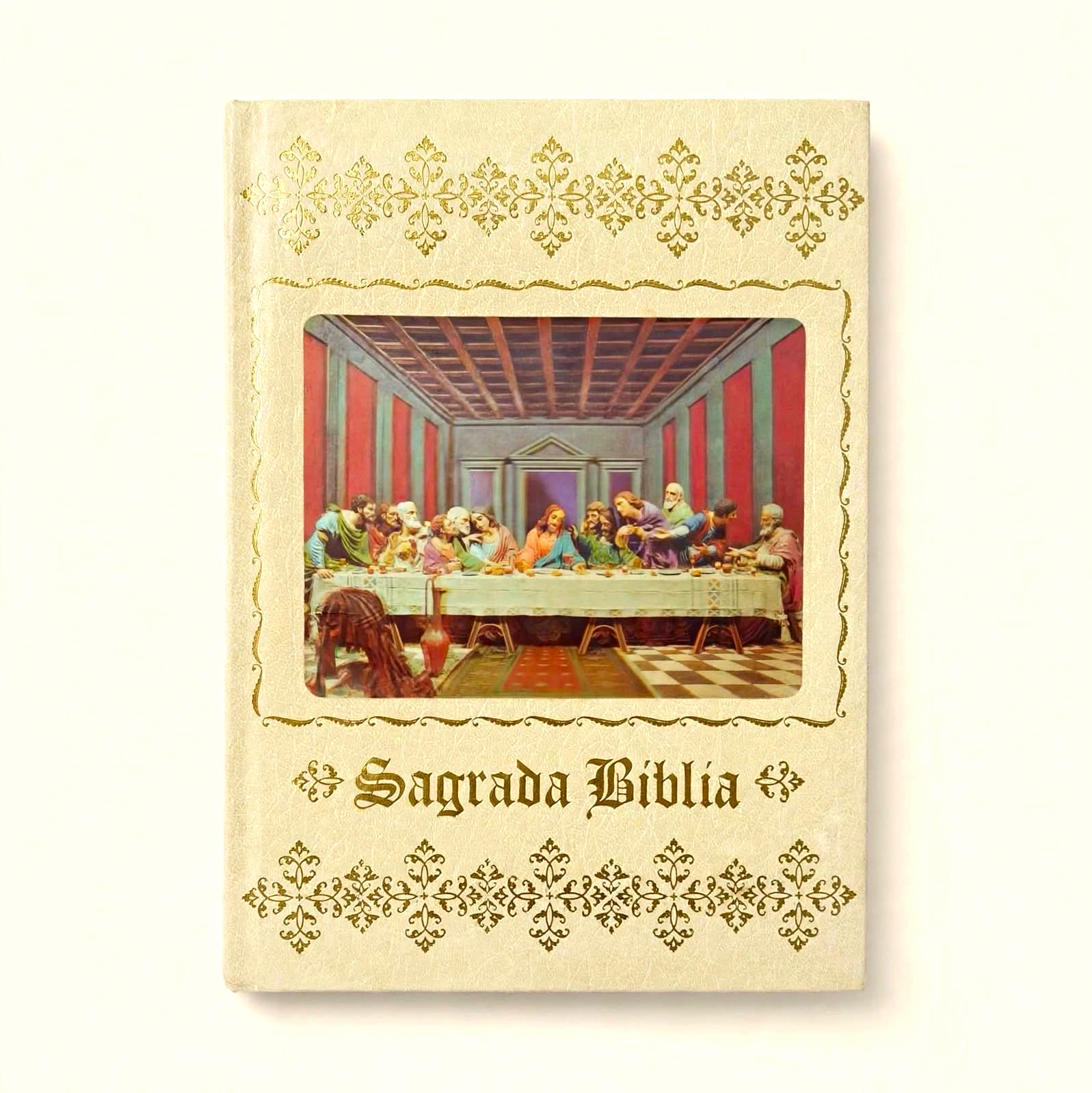 Vintage Catholic Spanish Family Bible – Sagrada Biblia 1965 Stampley / Sopena