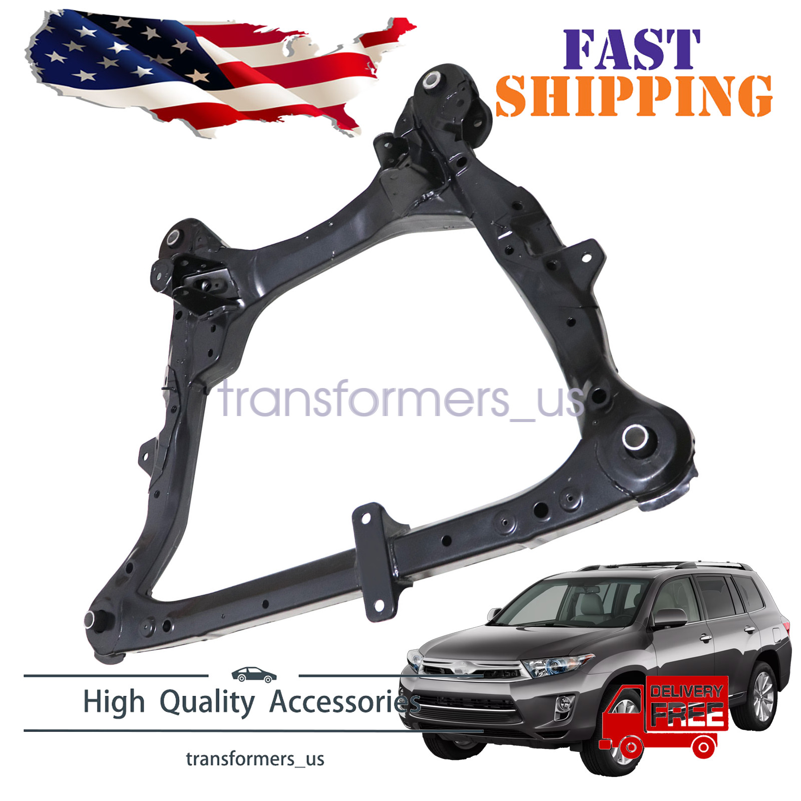 New Front Subframe Crossmember for Toyota Highlander 2001-2013 Lexus RX350 07-15
