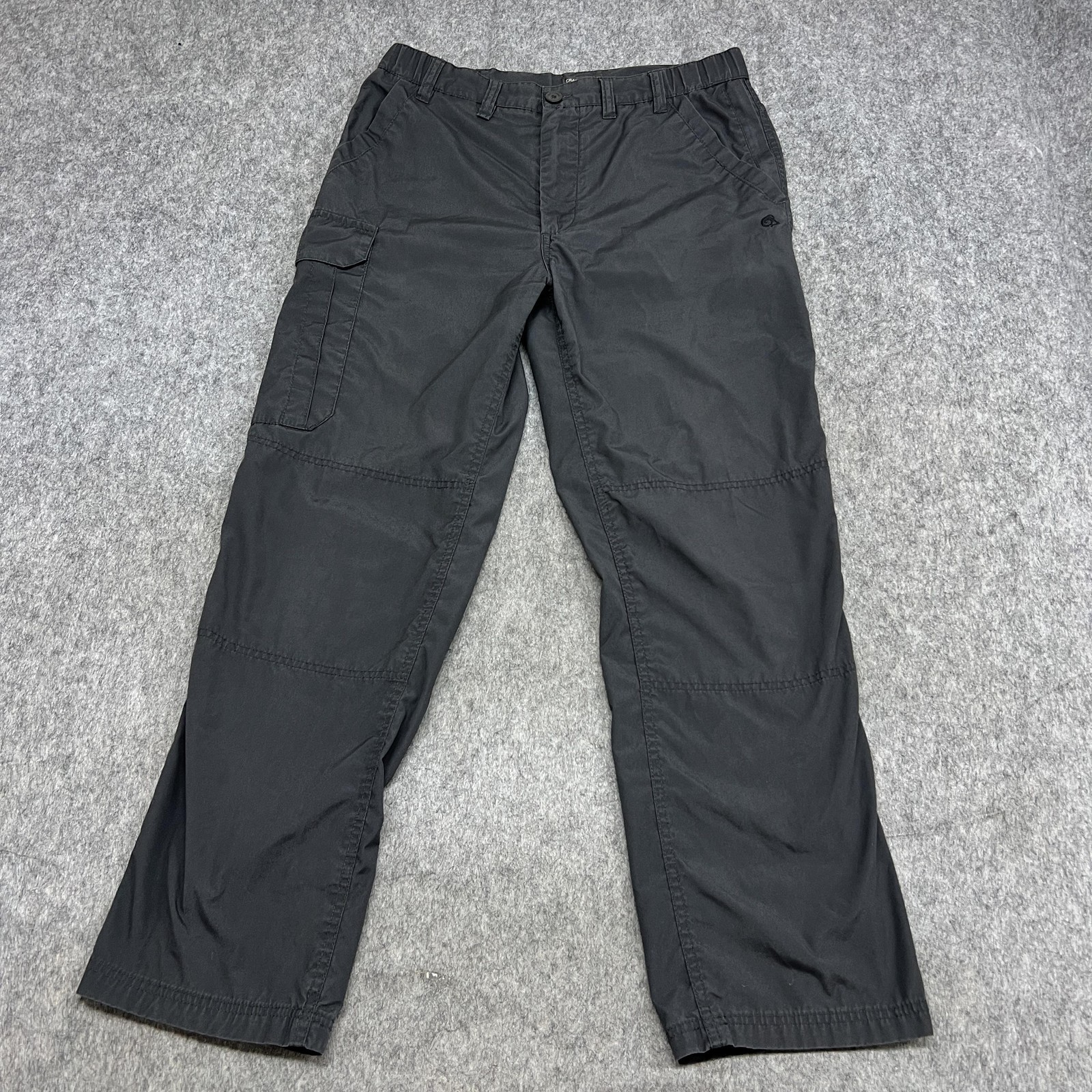 Craghoppers Pants Mens 32x30 Black Cargo Travel Hiking Outdoor Kiwi Classic