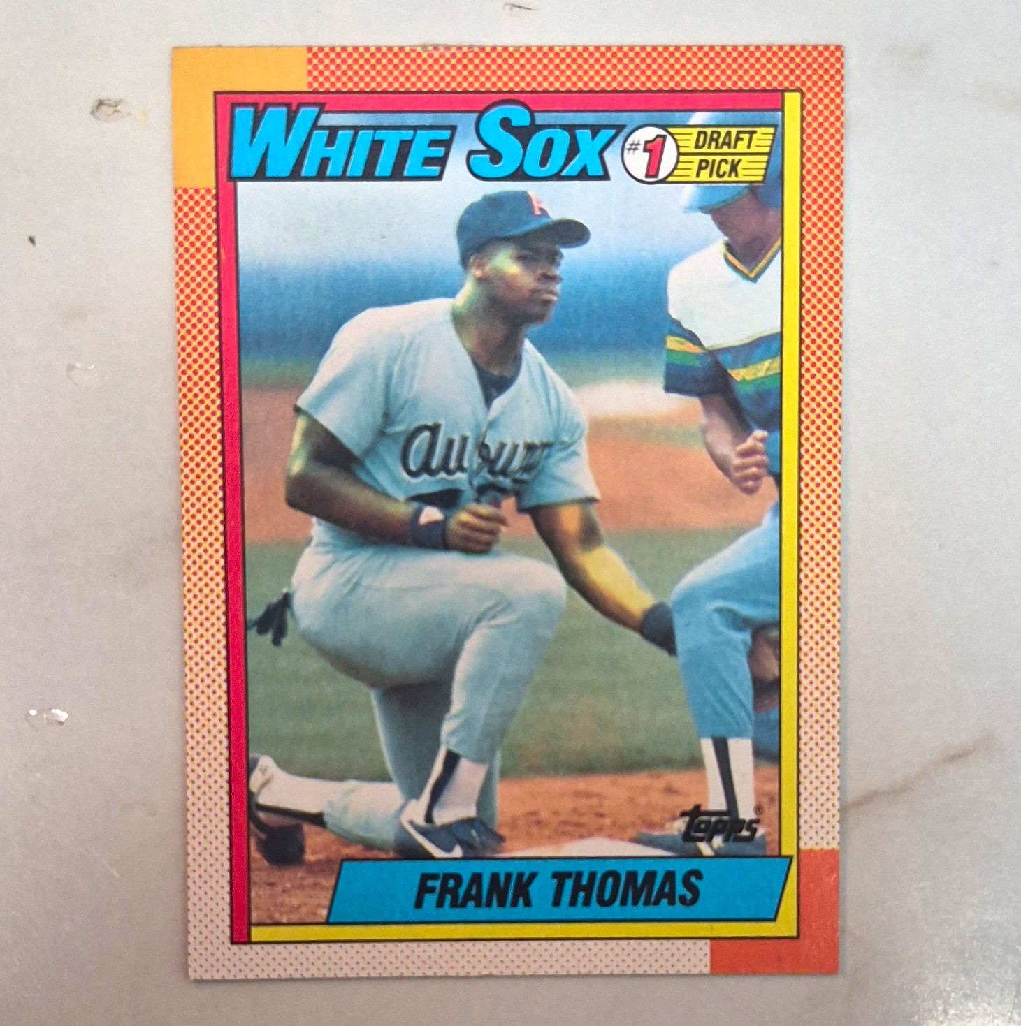 Topps 1990 Frank Thomas #414 Chicago White Sox #1 Draft Pick Card Lot SET OF TWO Topps 1990 Frank Thomas #414 Chicago White Sox #1 Draft Pick Card Lot SET OF TWO