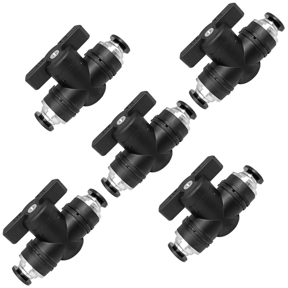 Qolekog Pneumatic Valve 3/8 inch Push to Connect Fittings 3/8 Qolekog Pneumatic Valve 3/8 inch Push to Connect Fittings 3/8
