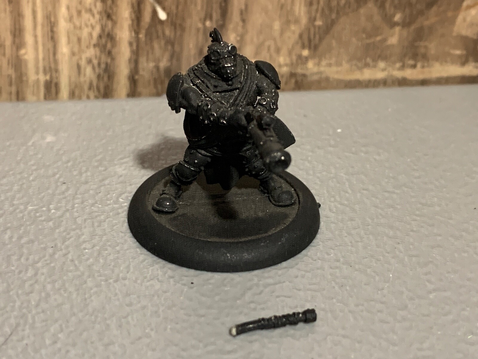 A4322 WARMACHINE HORDES MERCENARIES GREYGORE BOOMHOWLER GRUNT PRIMED METAL