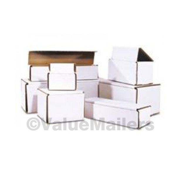 250 - 10 x 3 x 3 White Corrugated Shipping Mailer Packing Box Boxes