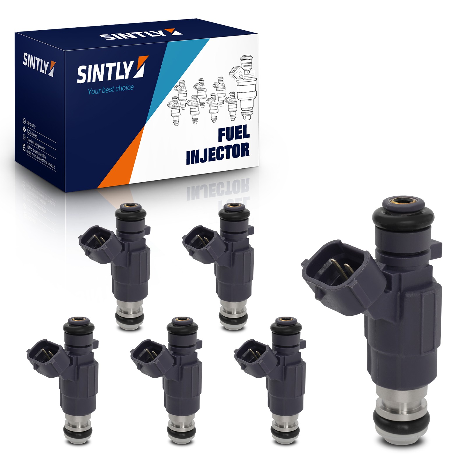 SINTLY 6x Fuel Injectors for INFINITI G35 I30 FX35 Nissan 350Z Maxima FBJC100