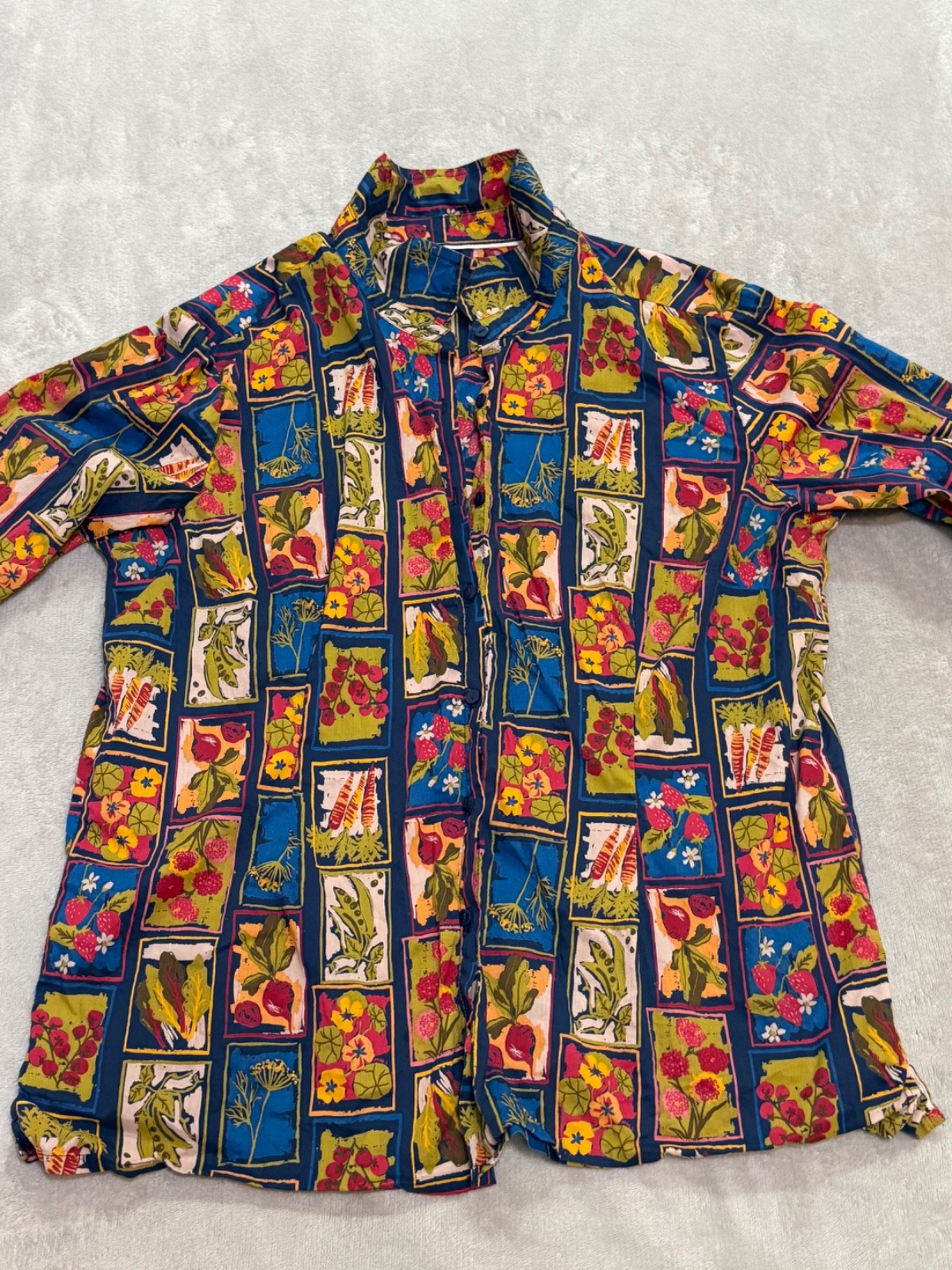 Seasalt Cornwall The Larissa Shirt Womens UK 16 EU 44 Organic Cotton Floral Prin