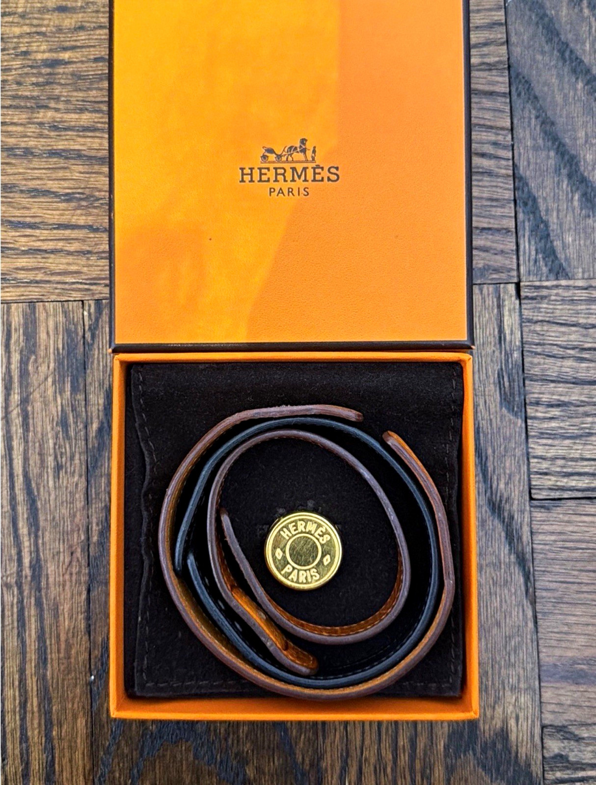 Hermès Clou de Selle Looping Interchangeable Leather Bracelet Set Hermès Clou de Selle Looping Interchangeable Leather Bracelet Set