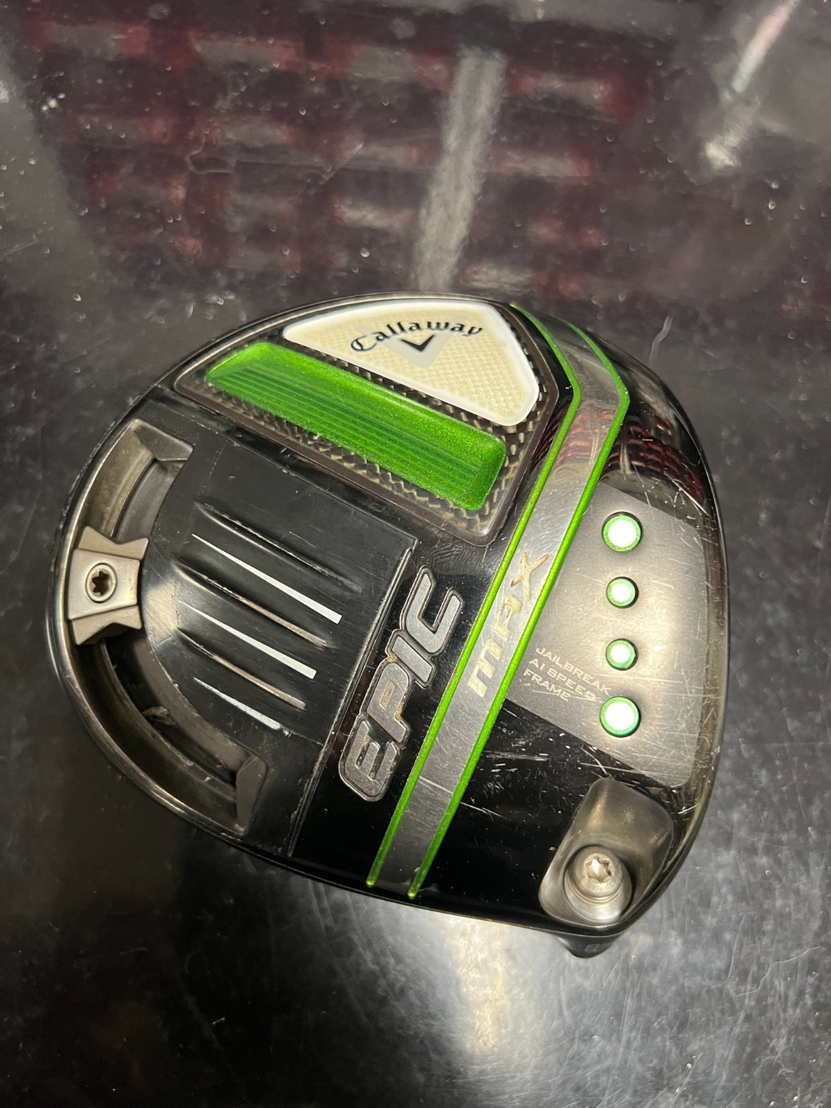 Callaway Epic Max driver head only 12 degrees RH good condition W/ new headcover