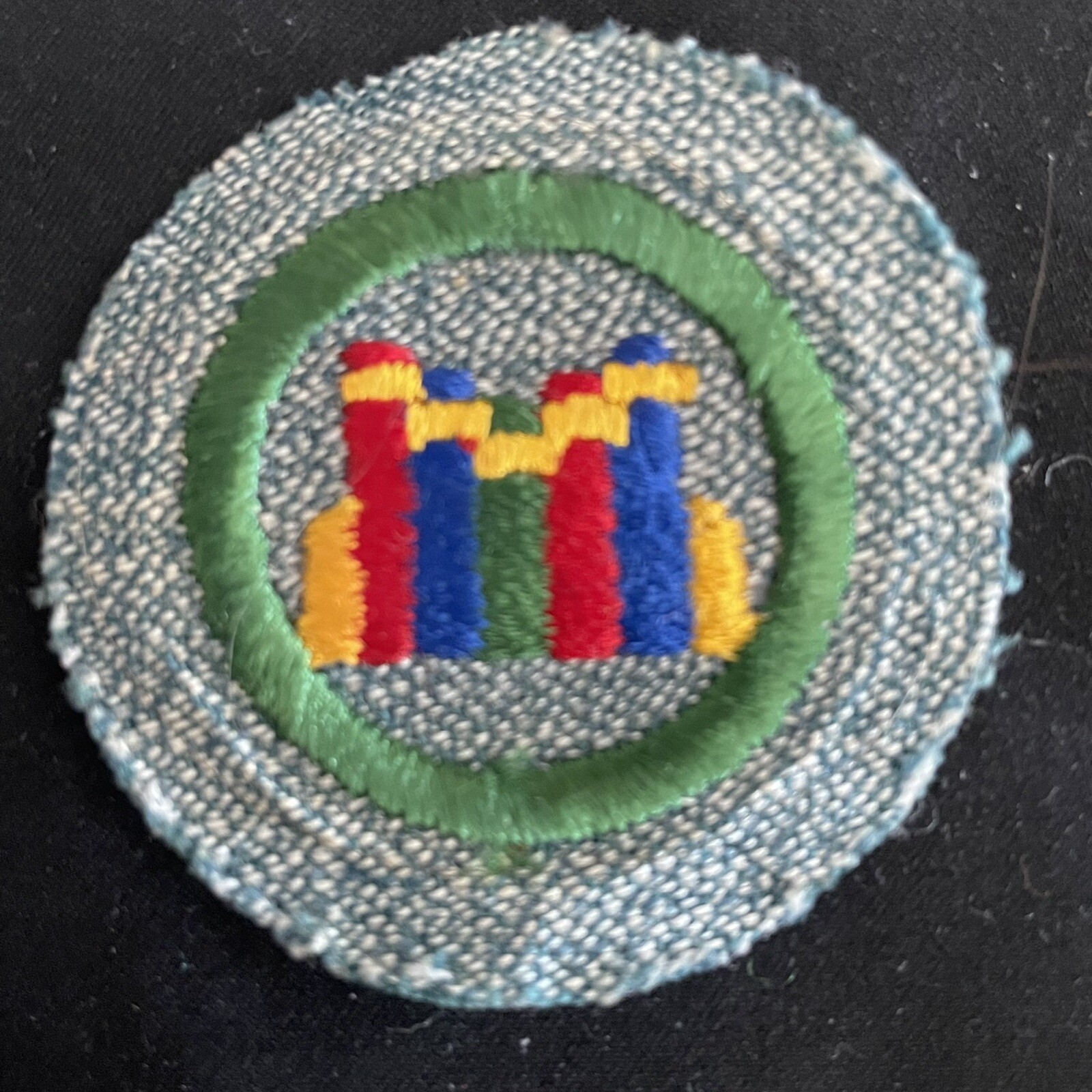 RARE VINTAGE 1947 ONLY INTERMEDIATE GIRL SCOUT READER BADGE-SG WHITE THREAD RARE VINTAGE 1947 ONLY INTERMEDIATE GIRL SCOUT READER BADGE-SG WHITE THREAD