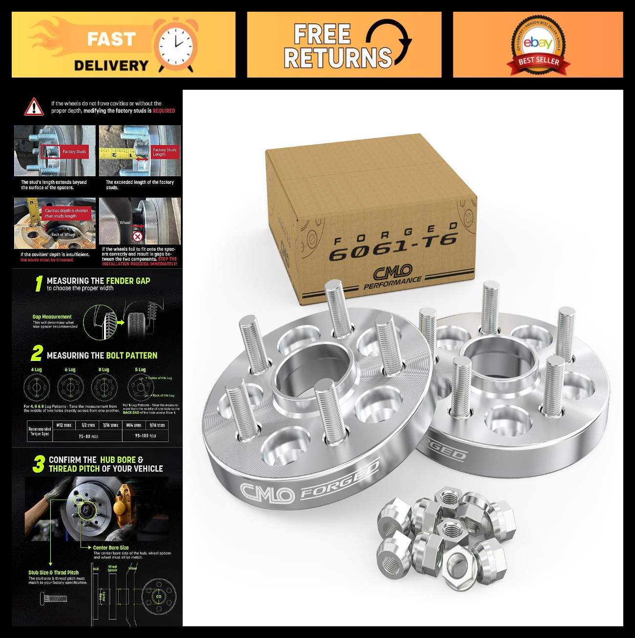 20mm Wheel Adapters 5x112 Hubcentric 66.6mm to 57.1mm for Audi Benz - 2pc M14x1.