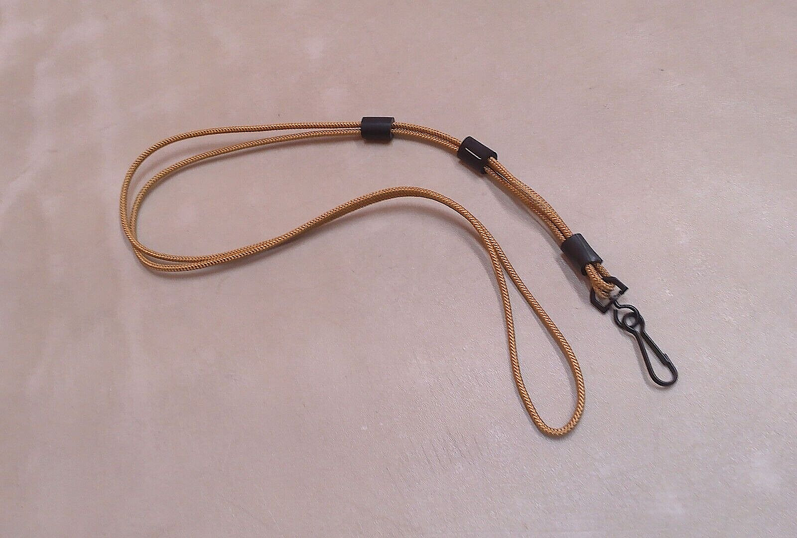 USGI Military Desert Tan Individual Equipment Carrying Cord Pistol Lanyard USGI Military Desert Tan Individual Equipment Carrying Cord Pistol Lanyard