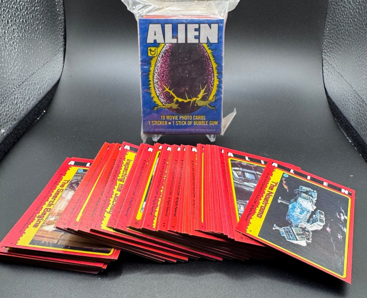 1979 Topps ALIEN Movie Trading Cards - Complete 84 Card Set w/Wrapper NM-MT 1979 Topps ALIEN Movie Trading Cards - Complete 84 Card Set w/Wrapper NM-MT
