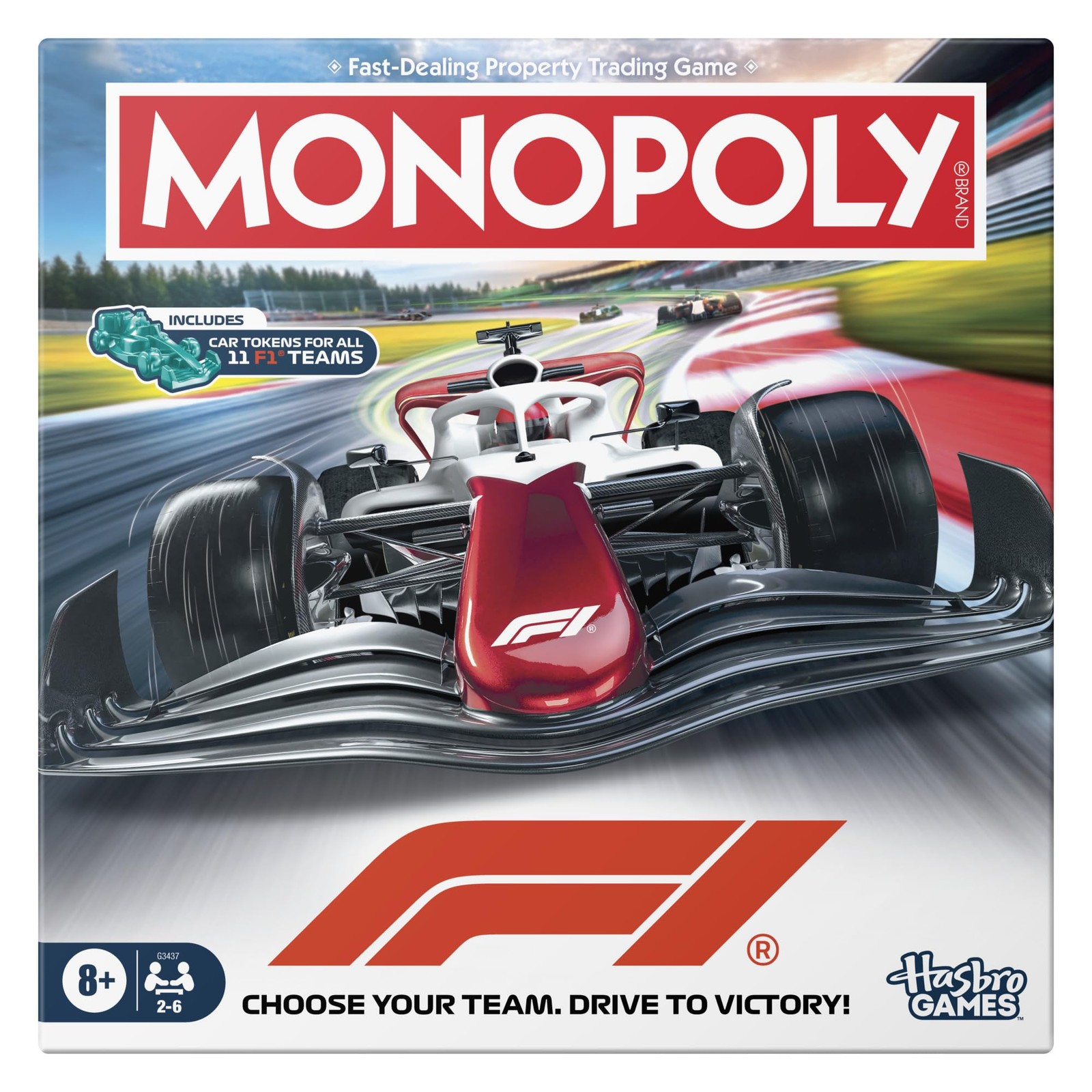 Monopoly F1 Edition Board Game   Officially Licensed FORMULA 1 Game   Family Gam