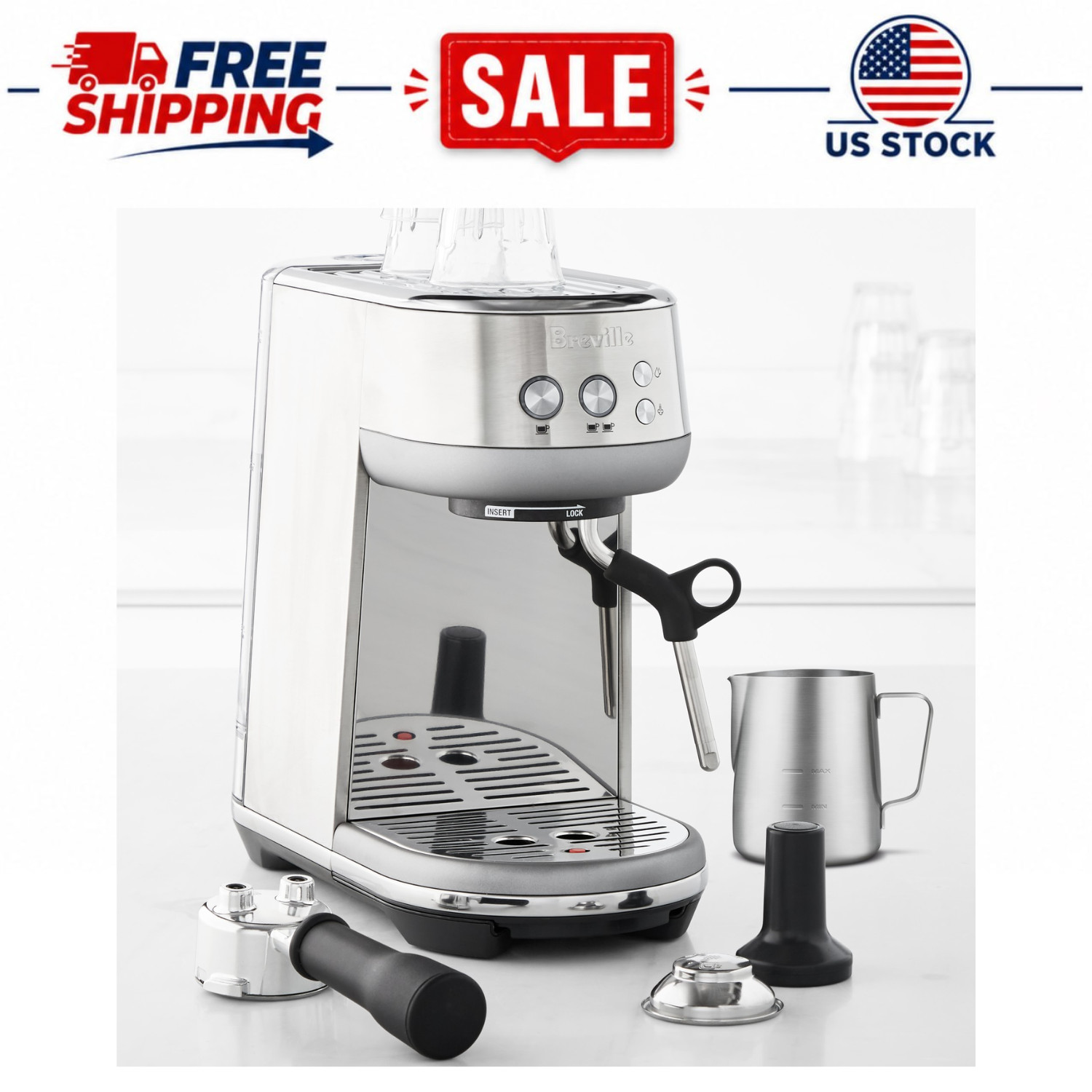 🔥Hot Breville the Bambino Espresso Machine, Compact Coffee Maker ⚡ 🔥Hot Breville the Bambino Espresso Machine, Compact Coffee Maker ⚡