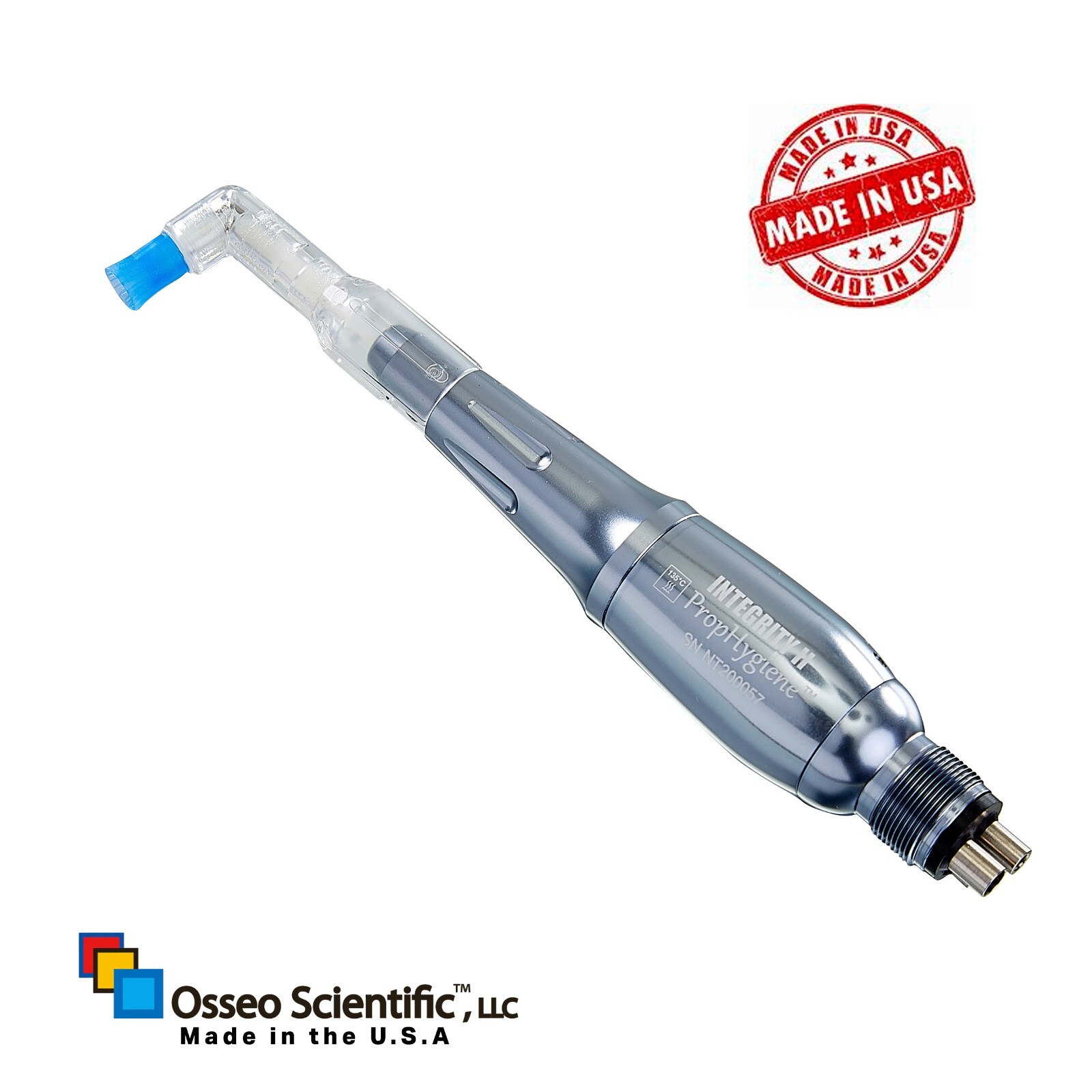 Dental Hygiene Prophy Handpiece  USA Made, INTEGRITY II - 360 Swivel - New